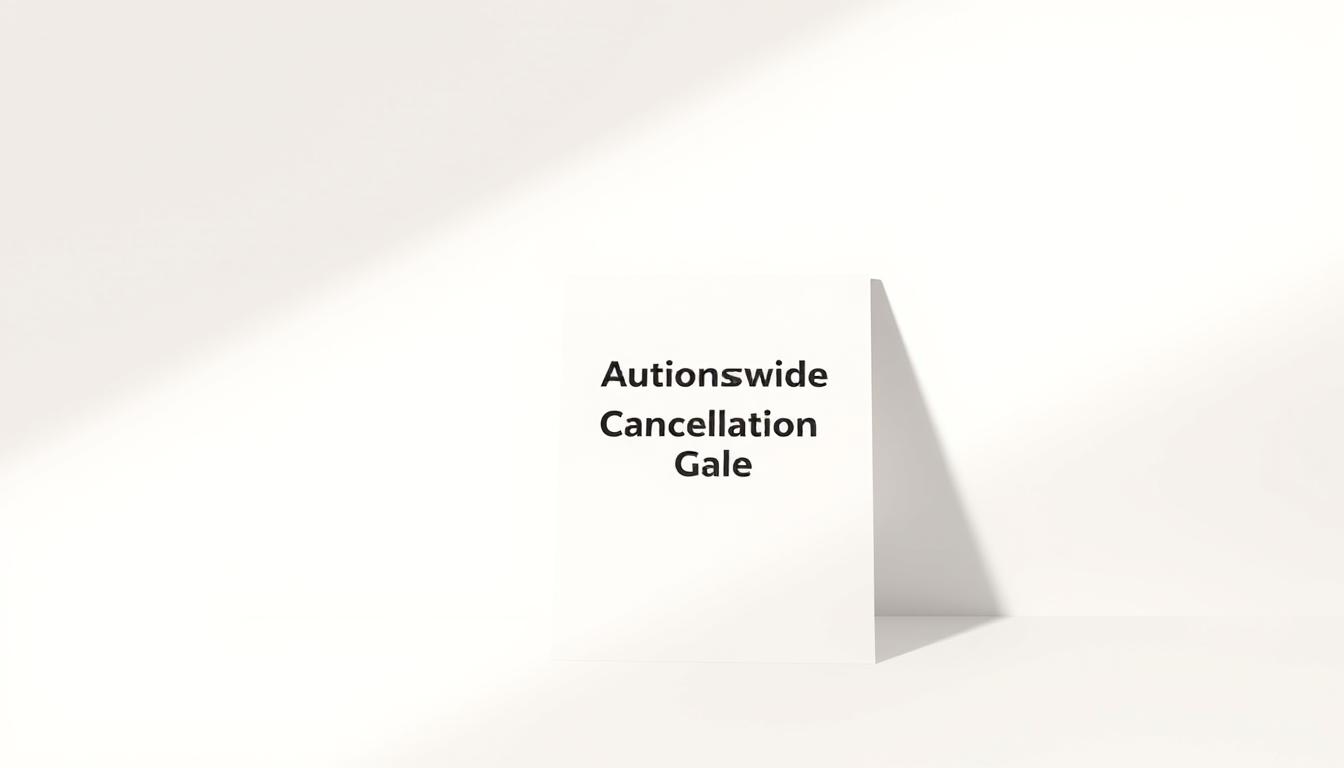 Nationwide Auto Insurance Cancellation Policy